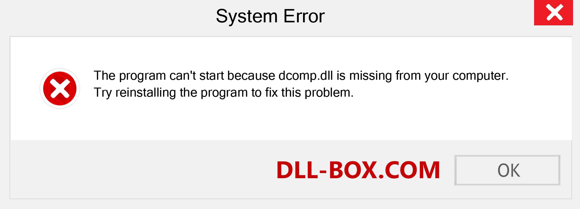  dcomp.dll file is missing?. Download for Windows 7, 8, 10 - Fix  dcomp dll Missing Error on Windows, photos, images